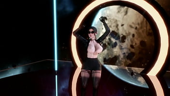 Gadis Korea Berpaha Montok Menari Dengan Gerakan 3d Yang Menggoda