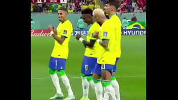 Brasil Menghajar Pantat Korea Langsung! Neymar Dan Kawan-kawan Merayakan Dengan Gaya Liar
