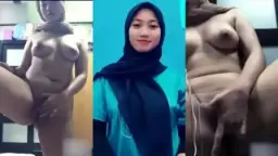 Amirah Syariza Bergoyang Dengan Hijab Basah Karena Rindu