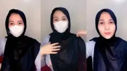 Rani Nakal Remas Payudara Montok Di Balik Hijab Transparan Yang Menggoda