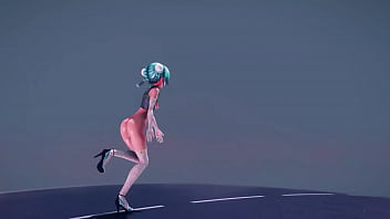 Miku China Menggoda Dengan Gerakan Mesra Yang Memabukkan