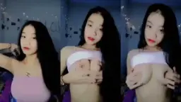 Gadis Cantik Bergairah Meremas Payudara Montoknya